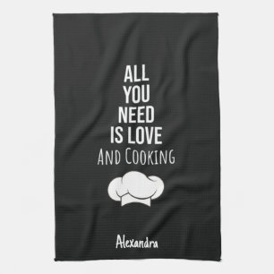 Cute Cooking Gifts Chefs Cooks Personalized Custom Kitchen Towel