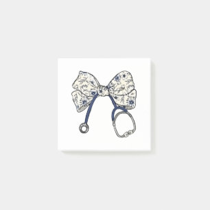Cute Coquette Bow Coquette Bow Nurse Nursing Post-it Notes