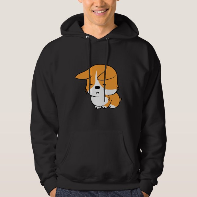 Cute Corgi  733 Hoodie (Front)