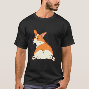 Cute Corgi Butt Dog Tees Pet Animal Owners