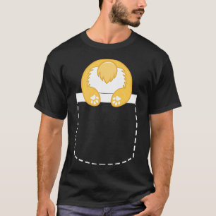 Cute Corgi Butt In Pocket Corgi Novelty T-Shirt