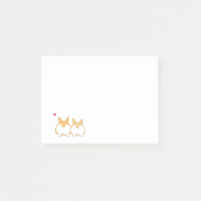 Cute Corgi Butt  Notes (Front)