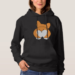 Cute Corgi Butt Regular Hoodie