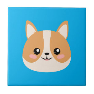 Cute Corgi Ceramic Tile