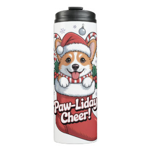 Cute Corgi Christmas Mug – Paw-liday Cheer Coffee