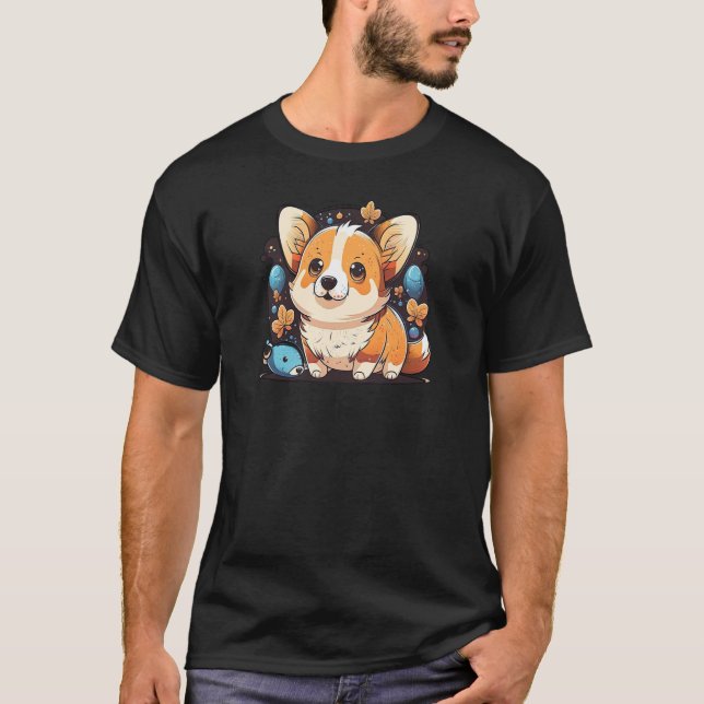 Cute Corgi Cool Pembroke Welsh Corgi  12 T-Shirt (Front)