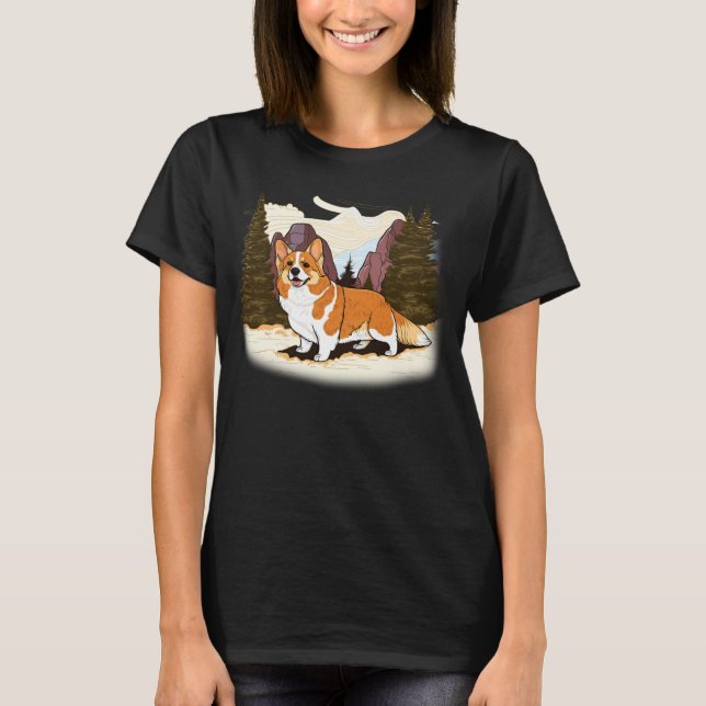 Cute Corgi Cool Pembroke Welsh Corgi  7 T-Shirt (Front)