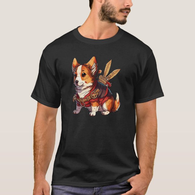 Cute Corgi Cool Pembroke Welsh Corgi  7 T-Shirt (Front)