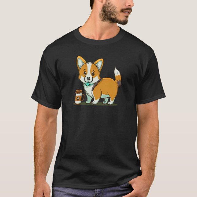 Cute Corgi Cool Pembroke Welsh Corgi  8 T-Shirt (Front)