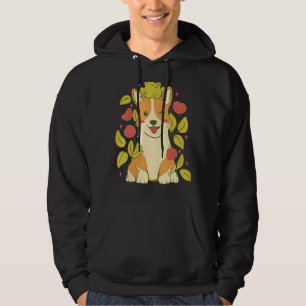 Cute Corgi Dog And Frog Hoodie