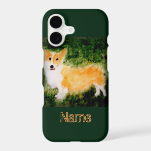 Cute Corgi Dog Art Named