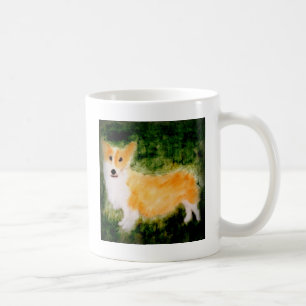 Cute Corgi Dog Painting Coffee Mug
