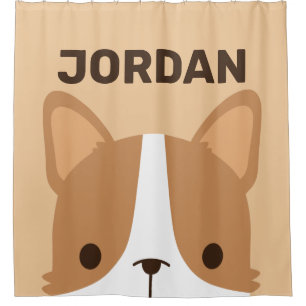 Cute Corgi Dog with Personalized Name
