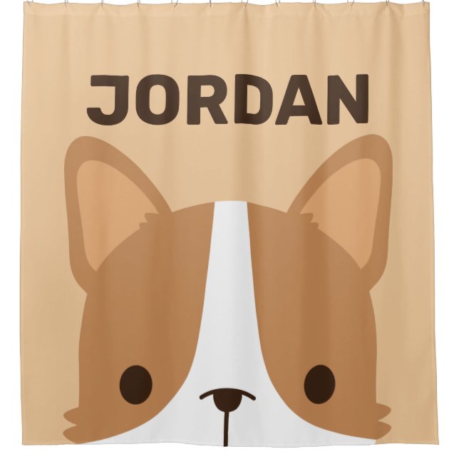 Cute Corgi Dog with Personalized Name (Front)