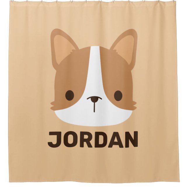 Cute Corgi Dog with Personalized Name (Front)