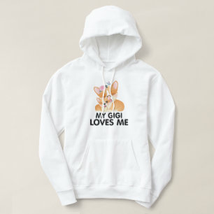 Cute Corgi Dogs - My Gigi Loves Me Hoodie