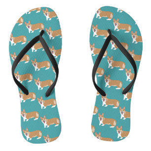 Cute Corgi Flip Flops