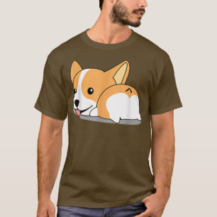 Cute Corgi Funny Corgi Dog Art  T-Shirt