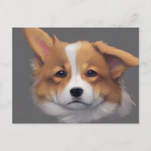 Cute Corgi Holiday Card