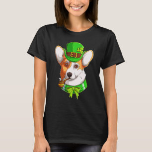 Cute Corgi Irish Pub C St Patrick's Day Women Kid T-Shirt