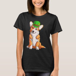 Cute Corgi Irish Pub C  St Patrick's Day Women Kid T-Shirt