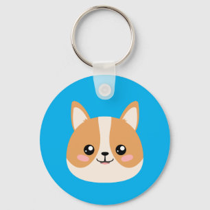 Cute Corgi Keychain