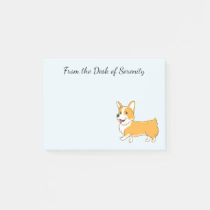 Cute Corgi Lover Gift Funny Cartoon Puppy Dog Mom Post-it Notes