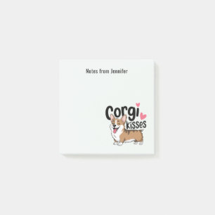 Cute Corgi Mom Gift Cartoon Puppy Dog Lover Post-it Notes