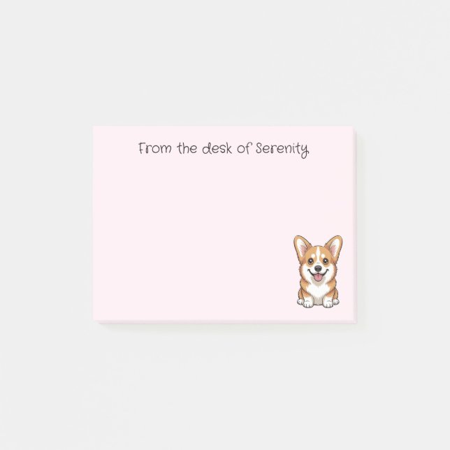 Cute Corgi Mom Gift Puppy Dog Lover Post-it Notes (Front)