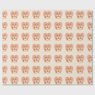 cute corgi paper
