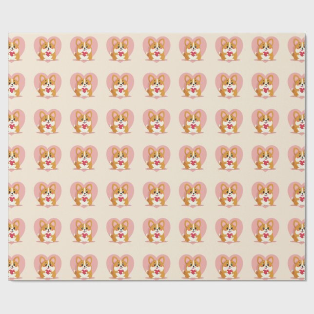 cute corgi paper (Flat)
