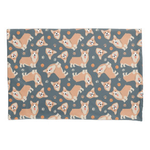 Cute Corgi Pattern Pillowcase