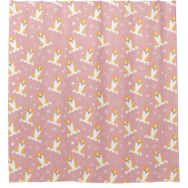 Cute Corgi Pattern Pink (Front)