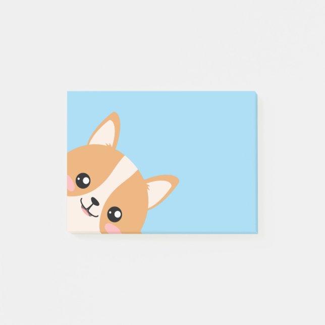 Cute Corgi Post-it Notes (Front)