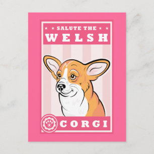 Cute Corgi Postcard