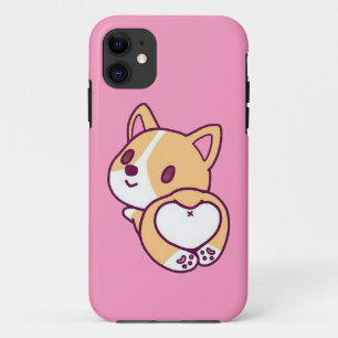Cute Corgi Puppy Love iPhone 11 Case