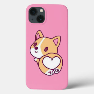 Cute Corgi Puppy Love iPhone 13 Case