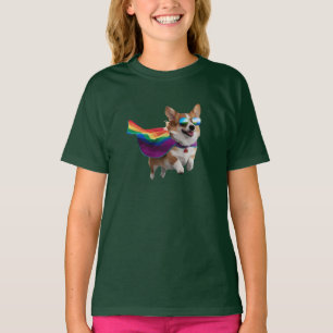 Cute Corgi Superhero Kid's T-Shirt