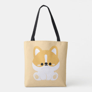 Cute Corgi Tote Bag