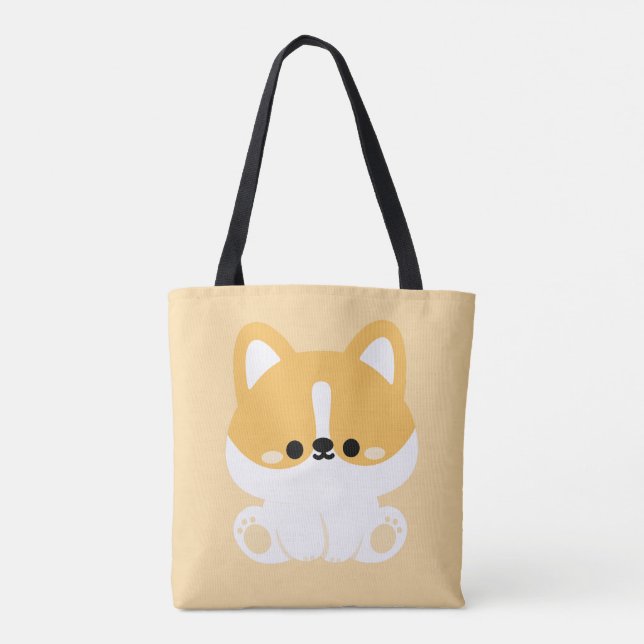 Cute Corgi Tote Bag (Back)