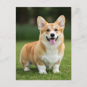 Cute Corgi Welsh Corgi Queen Postcard
