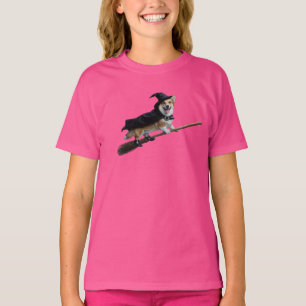 Cute Corgi Witch Kids' T-Shirt