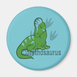 Cute Corythosaurus Magnet