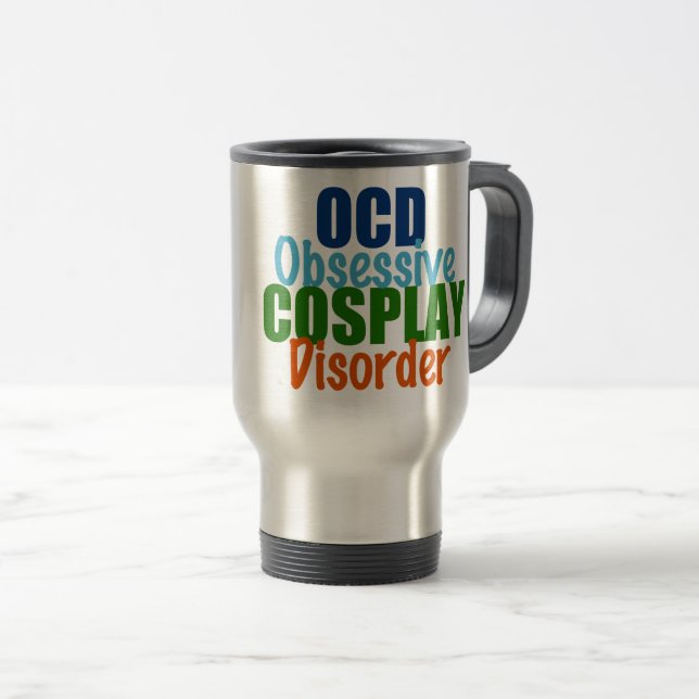 Cute Cosplay Travel Mug (Front Right)