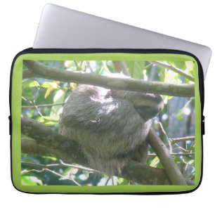 Cute Costa Rica Sloth Laptop Sleeve
