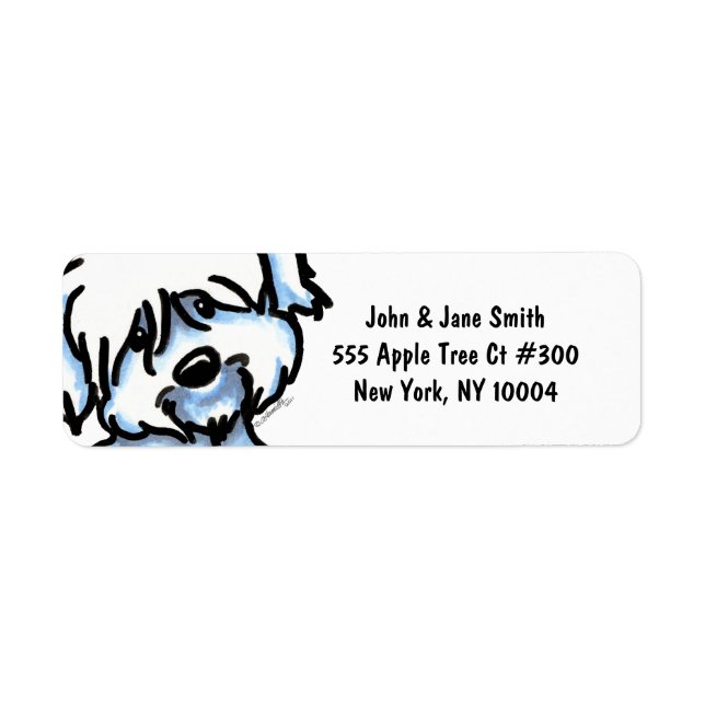 Cute Coton de Tulear Personnalisé (Devant)