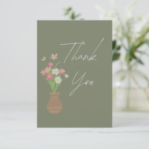 Cute Cottage Core Thank You Card