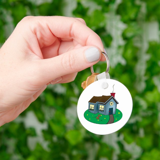 Cute Cottage Home Keychain (Creator Uploaded)