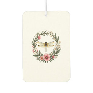 Cute Cottagecore Floral Dragonfly Aesthetic Girls Air Freshener