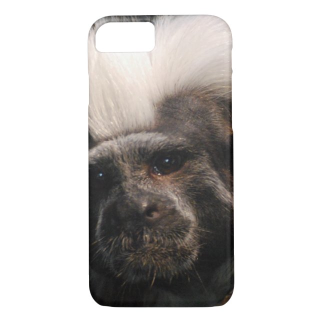 Cute Cotton Topped Tamarin Case-Mate iPhone Case (Back)